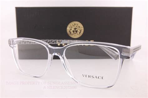 versace half frame|versace clear frame eyeglasses.